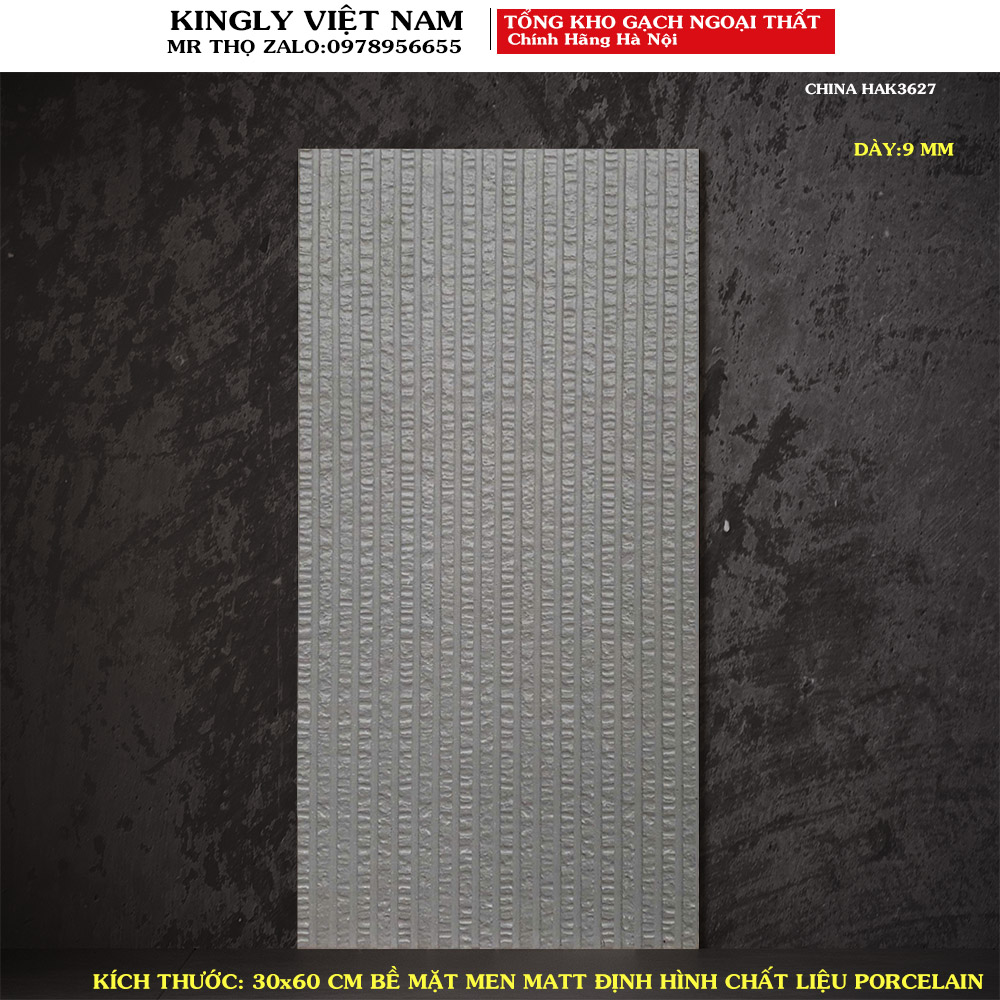 Gạch ốp mặt tiền 30x60 3627